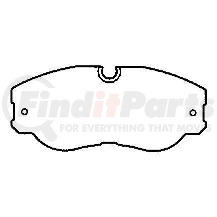 Bendix MKD358 Disc Brake Pad Set Pad Disc