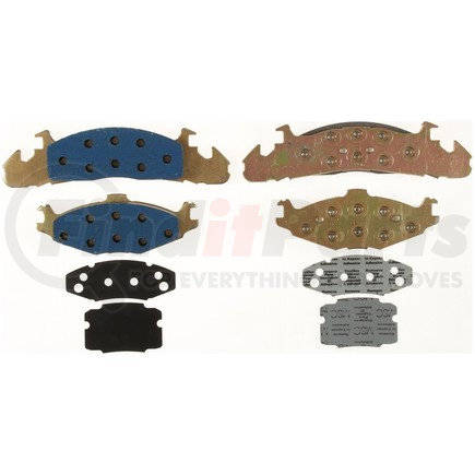 MKD259 by BENDIX - Disc Brake Pad Set - Semi Metallic