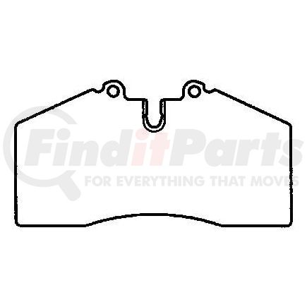 Bendix MKD447 Disc Brake Pad Set DISC PAD PKG