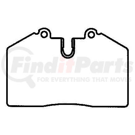 MKD446 by BENDIX - Disc Brake Pad Set