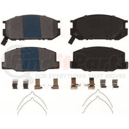 MKD527 by BENDIX - Disc Brake Pad Set - Semi Metallic