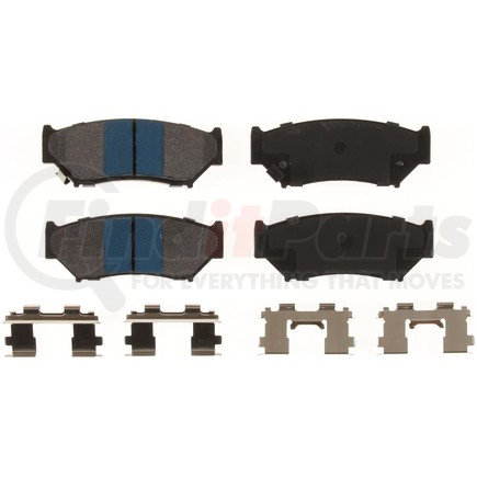 MKD556 by BENDIX - Disc Brake Pad Set - Semi Metallic