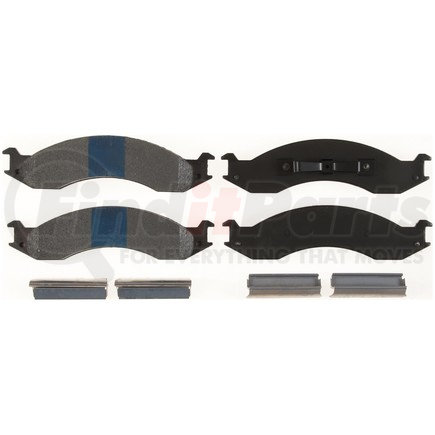 MKD557 by BENDIX - Disc Brake Pad Set - Semi Metallic