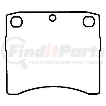 MKD581 by BENDIX - DISC PAD PKG