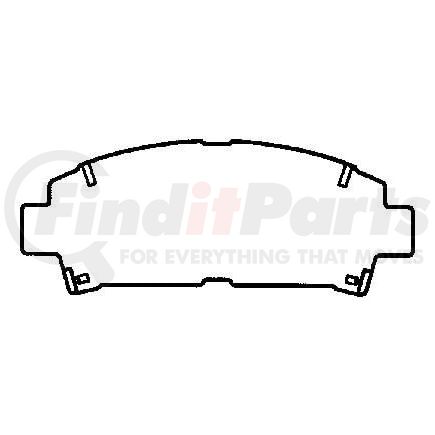 MKD582 by BENDIX - DISC PAD PKG