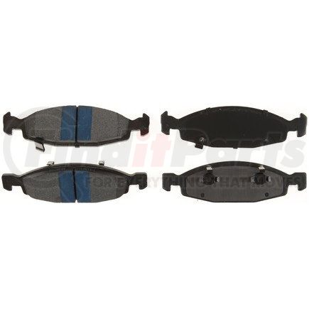 MKD790 by BENDIX - Disc Brake Pad Set - Semi Metallic