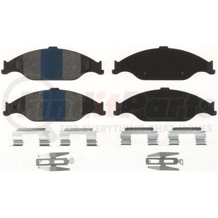 MKD804 by BENDIX - Disc Brake Pad Set - Semi Metallic