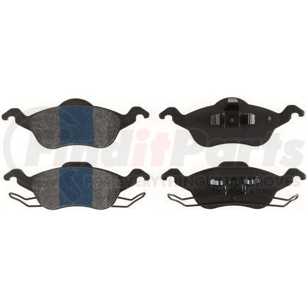 MKD816 by BENDIX - Disc Brake Pad Set - Semi Metallic