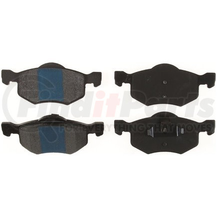 MKD843 by BENDIX - Disc Brake Pad Set - Semi Metallic