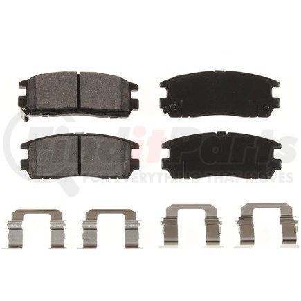 D580 by BENDIX - CQ Ceramic Brake Disc Pad Set, Rear