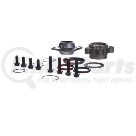 KIT8078A by MERITOR - Drum Brake Hardware Kit - 16.5 in. Brake Diameter, Q Brake Type, Bolt-on Bushing