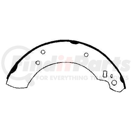 Bendix R471 Drum Brake Shoe Relined Shoe Set