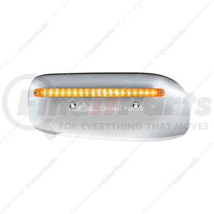 32856 by UNITED PACIFIC - Headlight Housing - Driver Side, 19 LED, Amber LED/Lens, for 2008-2023 Peterbilt 389