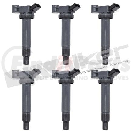 921-2015-6 by WALKER PRODUCTS - Ignition Coils receive a signal from the distributor or engine control computer at the ideal time for combustion to occur and send a high voltage pulse to the spark plug to ignite the fuel air mixture in each cylinder.