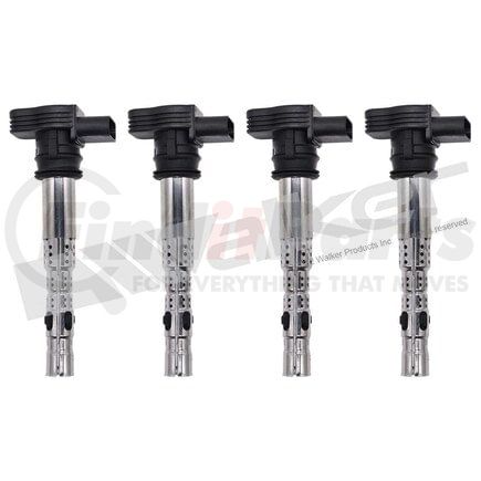 921-2110-4 by WALKER PRODUCTS - Ignition Coils receive a signal from the distributor or engine control computer at the ideal time for combustion to occur and send a high voltage pulse to the spark plug to ignite the fuel air mixture in each cylinder.