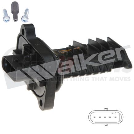 245-1301 by WALKER PRODUCTS - Mass Air Flow Sensors measure the amount of air by weight through changing voltages or frequencies and send this information to the onboard computer. The computer uses this and other inputs to calculate the correct amount of fuel delivered.