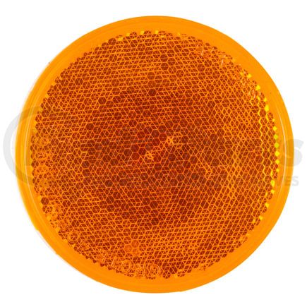 40063 by GROTE - Sealed 3" Round Stick-On Reflector, Amber