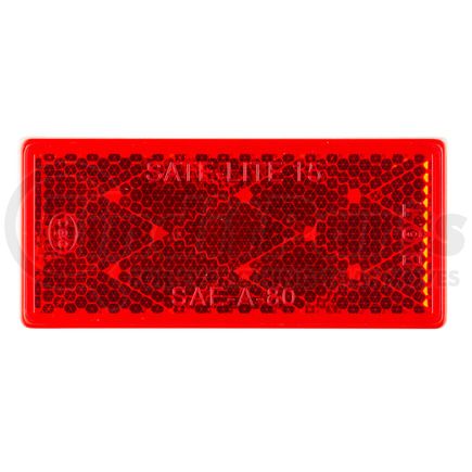 40302 by GROTE - Stick-On Rectangular Reflectors, Red