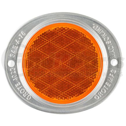 40233 by GROTE - Aluminum Two-Hole Mounting Reflectors, Amber