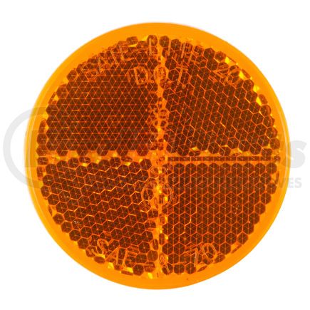 41003 by GROTE - Round Stick-On Reflector, 2" Amber