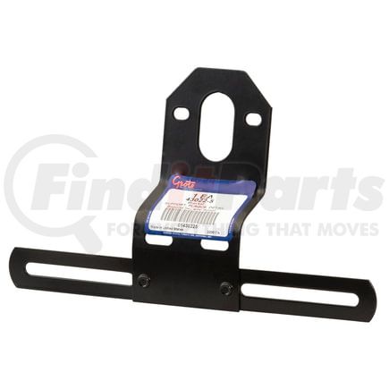 430225 by GROTE - Universal Steel Offset License Plate Bracket, Black