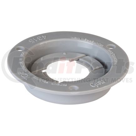 43150 by GROTE - Theft-Resistant Mounting Flange For 2" Round Light - Gray