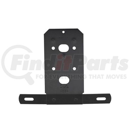 43842 by GROTE - Universal License Plate Bracket, Black Enamel