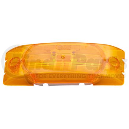 45443 by GROTE - Two-Bulb Turtleback Clearance Marker Light - No-Splice, Optic Lens, Amber