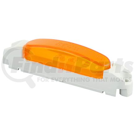 46903 by GROTE - SuperNova Thin-Line LED Clearance Marker Light - White Body - Amber Lens