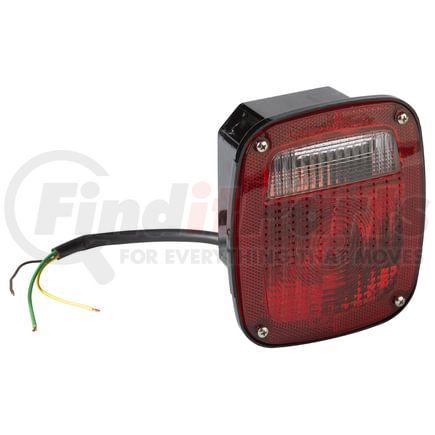 50920 by GROTE - Supernova Three-Stud LED Stop Tail Turn Lights, w/ License Window