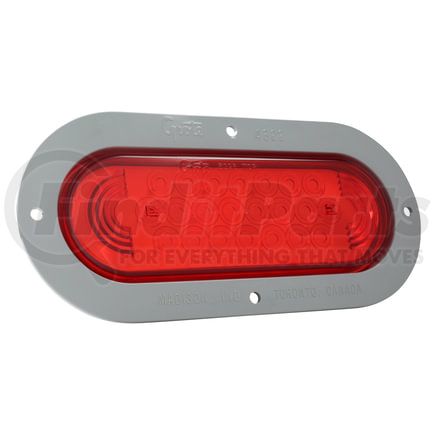 53592 by GROTE - SuperNova Oval LED Stop Tail Turn Lights, Gray Theft-Resistant Flange