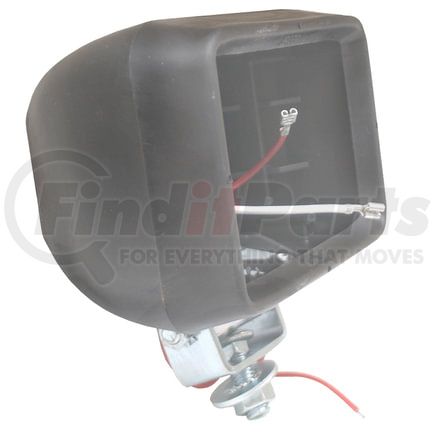 Grote 64890 Vehicle-Mounted Work Light 4"X 6",HOUSING ONLY,RECT., RUBBER