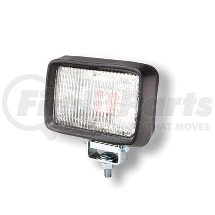 Grote 64891 Vehicle-Mounted Work Light 4"X 6", CLR, FLOOD, RECT RUBBER WORK LAMP
