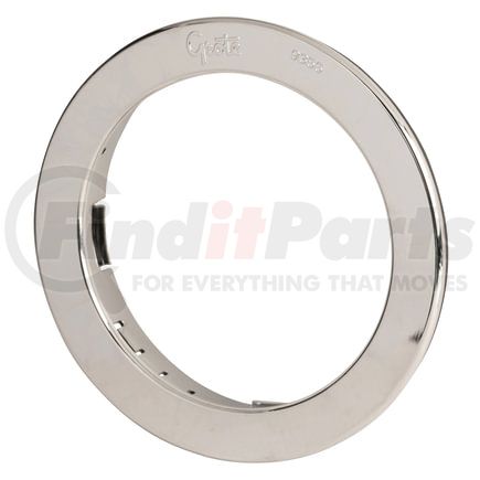 93553 by GROTE - Snap-In Theft-Resistant Flange For 4" Round LED Lights, Chrome Plated