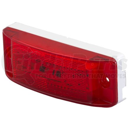 G2102 by GROTE - Hi Count Turtleback II LED Clearance Marker Light - Rectangular, Red, .12 AMP