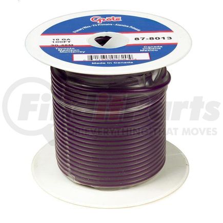 87-8013 by GROTE - Primary Wire, 16 Gauge, Purple, 100 Ft Spool