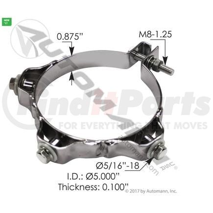 562.U2251C by AUTOMANN - HEAT SHIELD MTG BRACKET KIT 5I