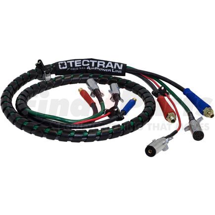 169151 by TECTRAN - Air Brake Hose and Power Cable Assembly - 15 ft., 4-in-1, Single Pole, Single Cable