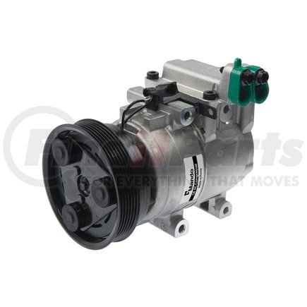 10A1007 by MANDO - New OE AC Compressor w/ Clutch & Pre-filled Oil, Direct Replacement