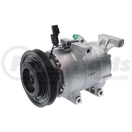 10A1077 by MANDO - New OE AC Compressor w/ Clutch & Pre-filled Oil, Direct Replacement