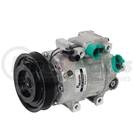 10A1090 by MANDO - New OE AC Compressor w/ Clutch & Pre-filled Oil, Direct Replacement