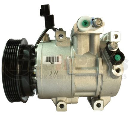 10A1402 by MANDO - New OE AC Compressor w/ Clutch & Pre-filled Oil, Direct Replacement