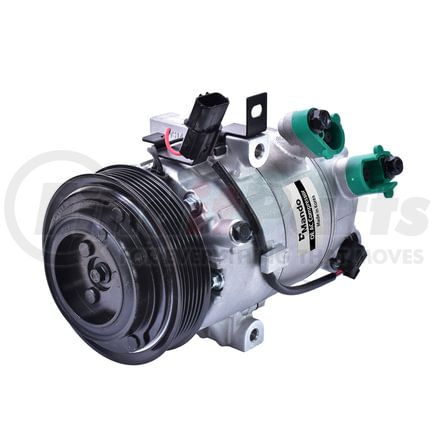 10A1536 by MANDO - New OE AC Compressor w/ Clutch & Pre-filled Oil, Direct Replacement