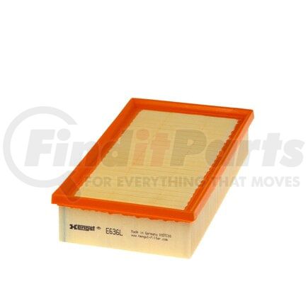 E636L by HENGST - Air filter insert