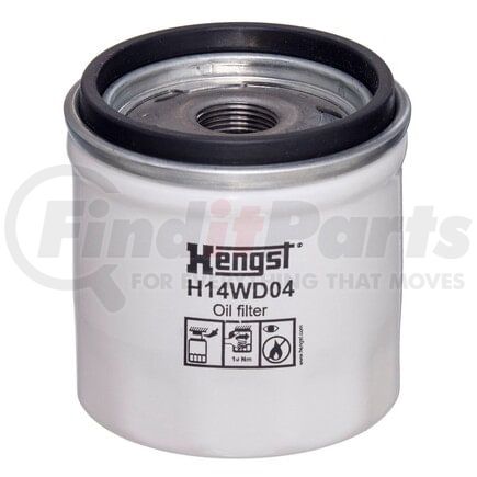 H14WD04 by HENGST - Spin-On Oil Filter