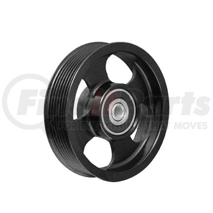 89180 by DAYCO - Idler/Tensioner Pulley - Light Duty, Steel, 7 Grooves, Serpentine Belt, 2 Bearings