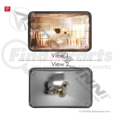 571.H4656 by AUTOMANN - HEADLAMP H4656/2A1 LOW BEAM 12