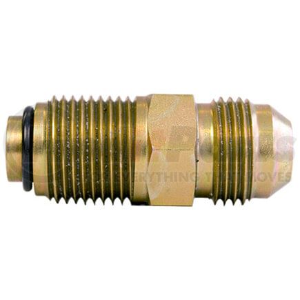 41157-WHD by TECTRAN - Air Brake Air Line Fitting - Brass, 3/8 in. Tube, 3/8in. Port, JIC 37 deg. Flare To Metric