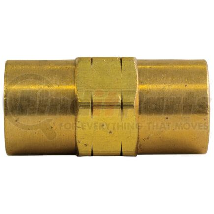 47934A by TECTRAN - Inverted Flare Fitting - Brass, 10 x 1.0 in. Thread, Metric Brake Line Union