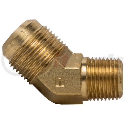 54-10C by TECTRAN - Flare Fitting - Brass, 5/8 in. Tube Size, 3/8 in. Pipe Thread, 45 deg. Elbow